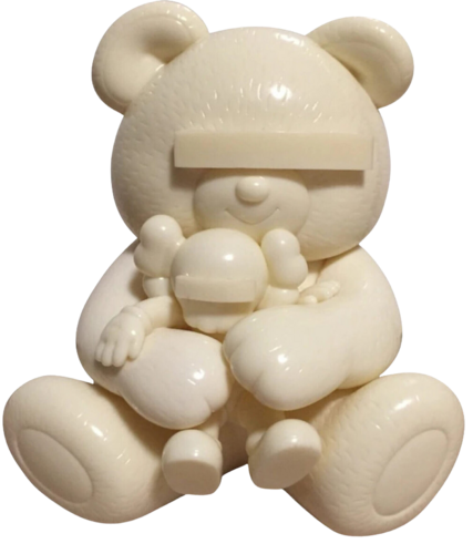 Undercover Bear (white) by KAWS, 彫刻 for Sale on Singulart