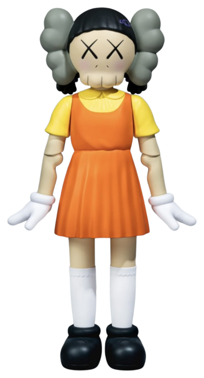 SQUID GAME イカゲーム ヨンヒ 人形　フィギュア　VCD kaws SQUID GAME イカゲーム ヨンヒ 人形 フィギュア VCD kaws - メルカリ