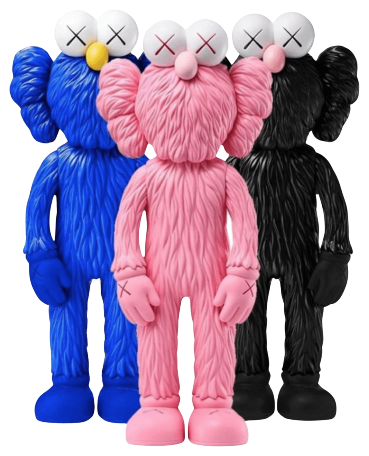 【3体セット】KAWS time off pink blue black KAWS Time Off Vinyl Figure Set 