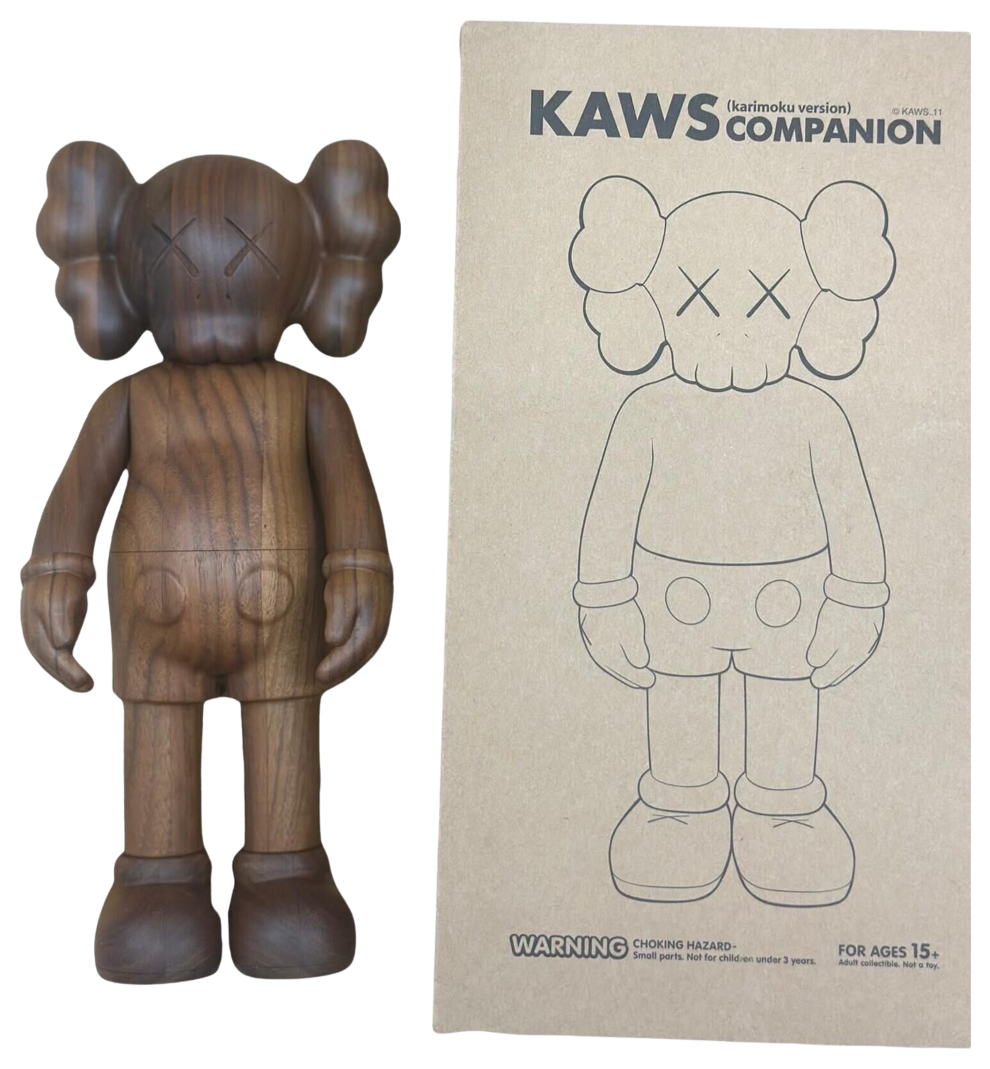 Kaws Companion (Karimoku Wood Version) KAWS