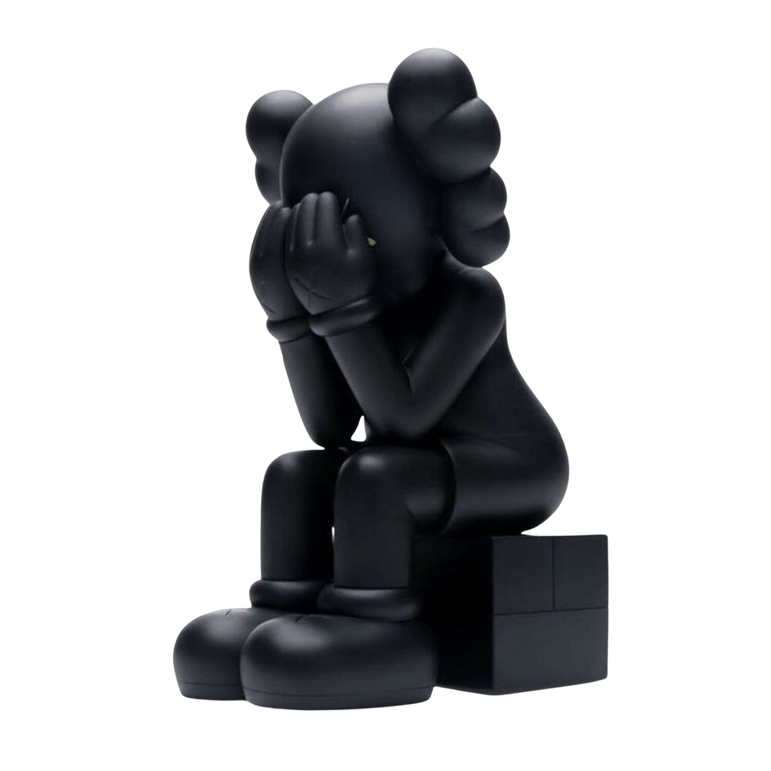 Passing Through, open edition - black KAWS Sculpture for sale