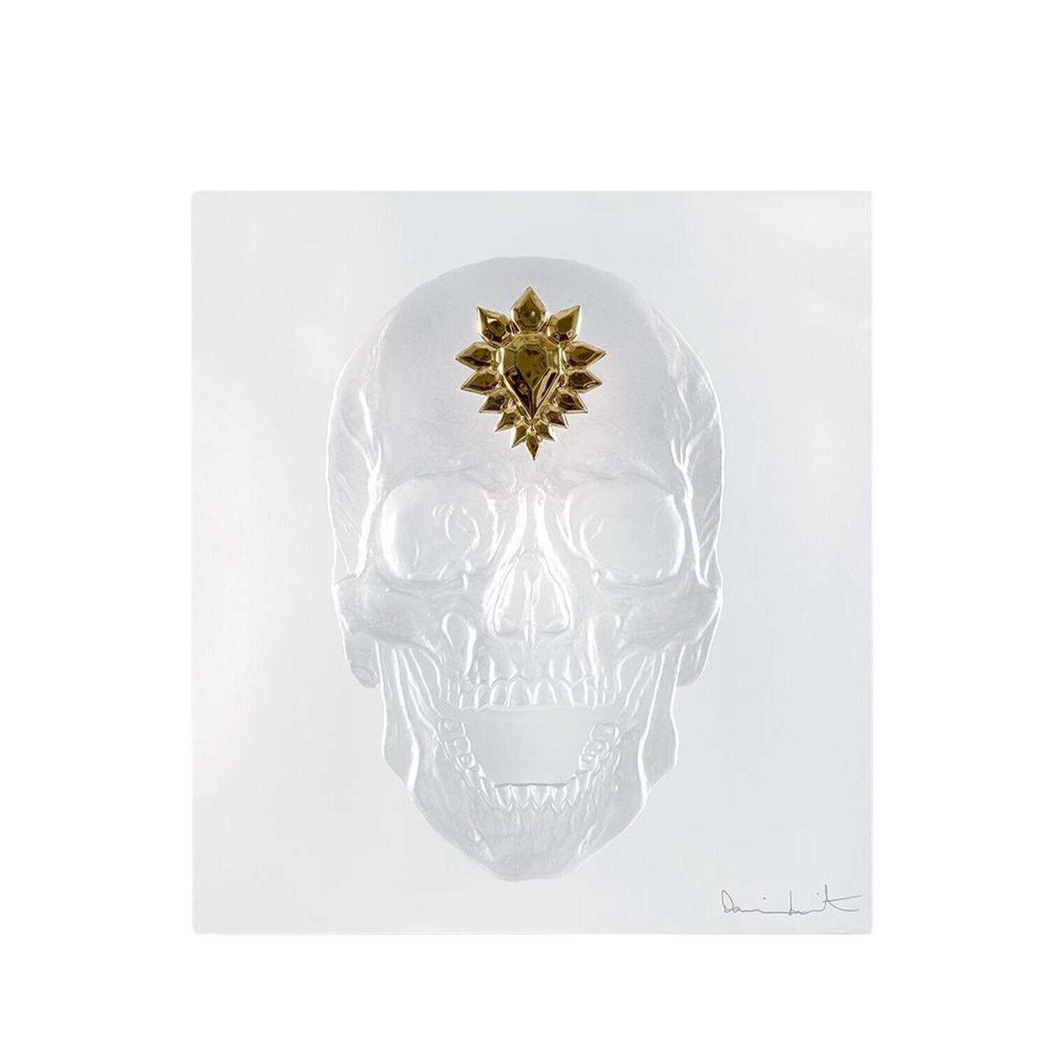 Eternal Memento (Clear & Gold) Damien Hirst Sculpture à vendre