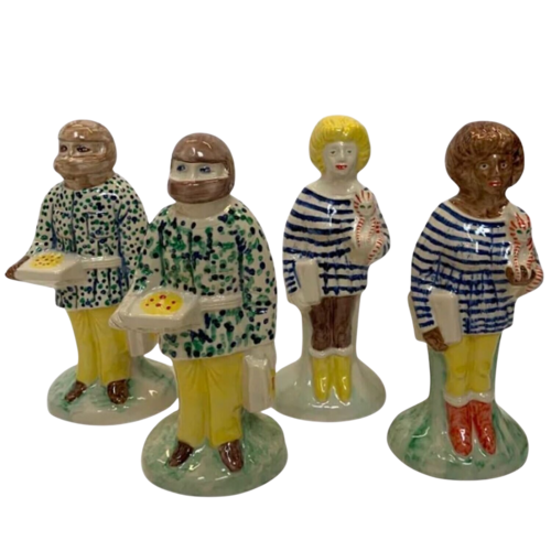 Key Workers (Full Set of Four Sculptures) van Grayson Perry, Beeldhouwwerk te koop op Singulart