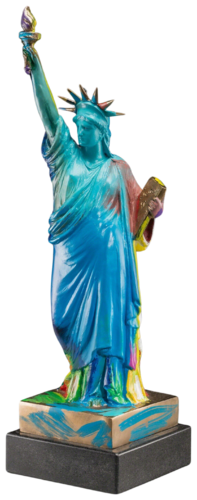 LIBERTY (BRONZE) di Peter Max, Scultura in vendita su Singulart