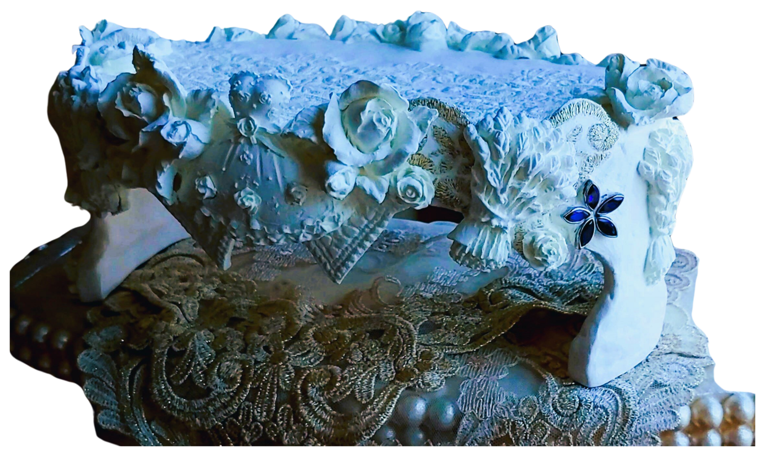 로코코 스탠드 deokran LEE Skulptur zu verkaufen