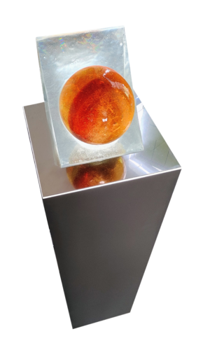 red moon by Klaus Angeli, Sculpture for Sale on Singulart