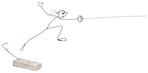 En Garde! von Amédé Flum, Skulptur kaufen auf Singulart
