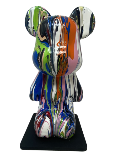 Vive les ours customisés et les fleurs multicolores van SEB PAUL MICHEL, Beeldhouwwerk te koop op Singulart