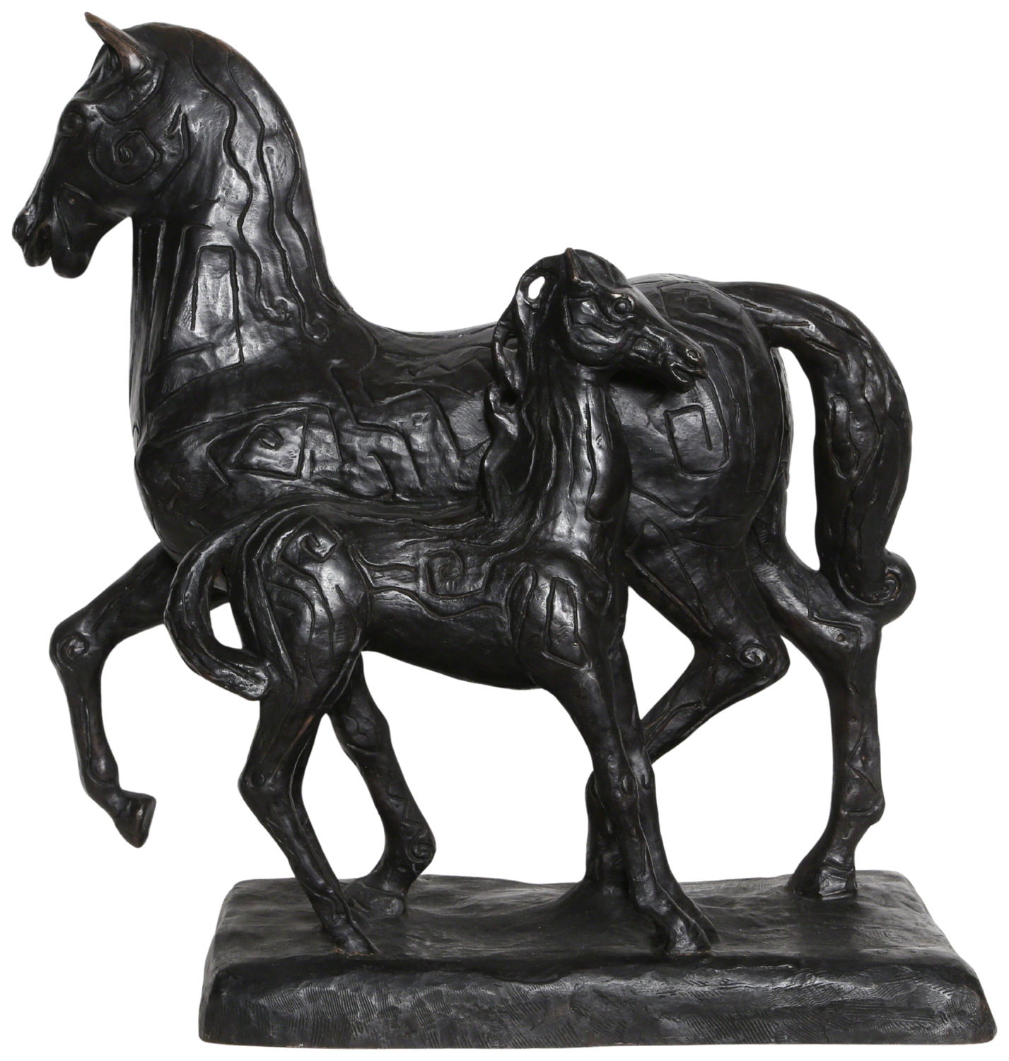 Il Palio di Siena Sandro Chia Scultura in vendita
