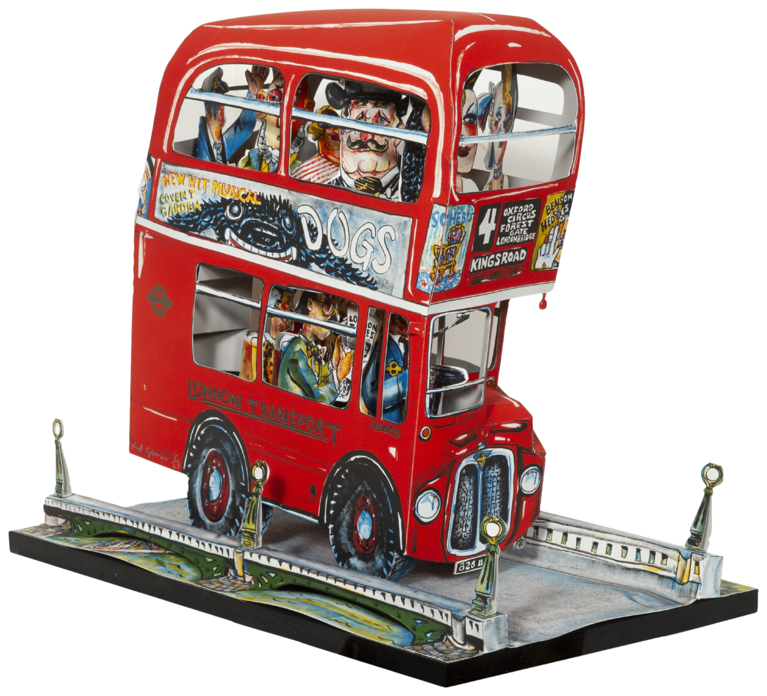 London Bus Red Grooms