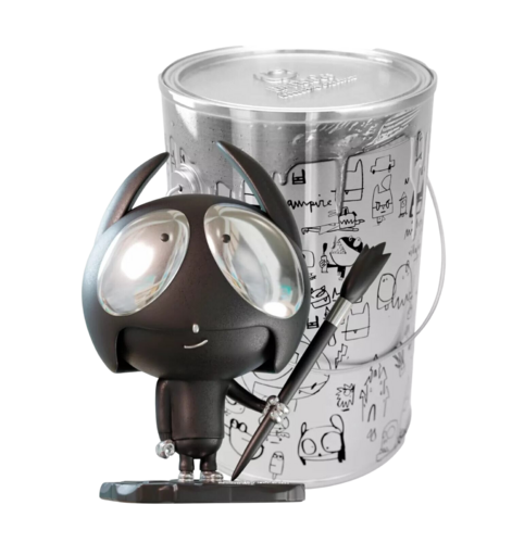 Epic Silver Art Toy  von Edgar Plans, Skulptur kaufen auf Singulart