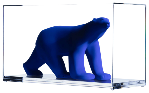 François POMPON et Yves KLEIN, ours (999 exemplaires) de François Pompon, Escultura a la venta en Singulart
