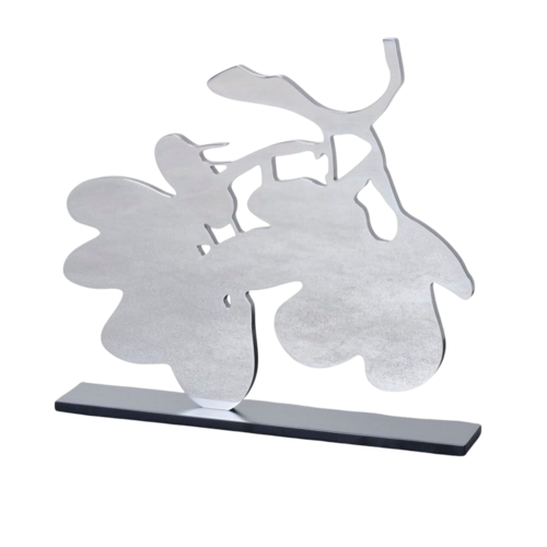 Silver Lantern Flowers, May 5, 2014 by Donald Sultan, Sculpture for Sale on Singulart