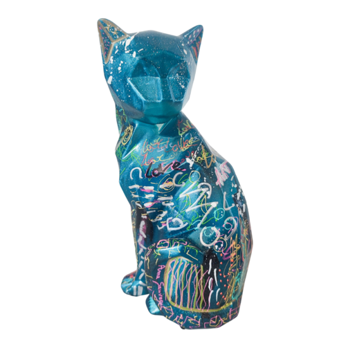 Art cat van ÂME SAUVAGE, Beeldhouwwerk te koop op Singulart