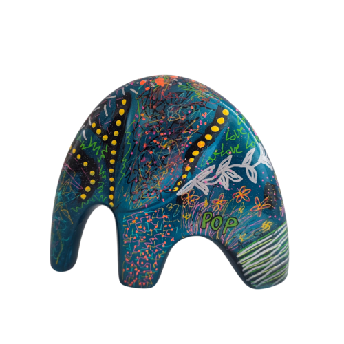 Pop phantastique - sculpture elephant von ÂME SAUVAGE, Skulptur kaufen auf Singulart