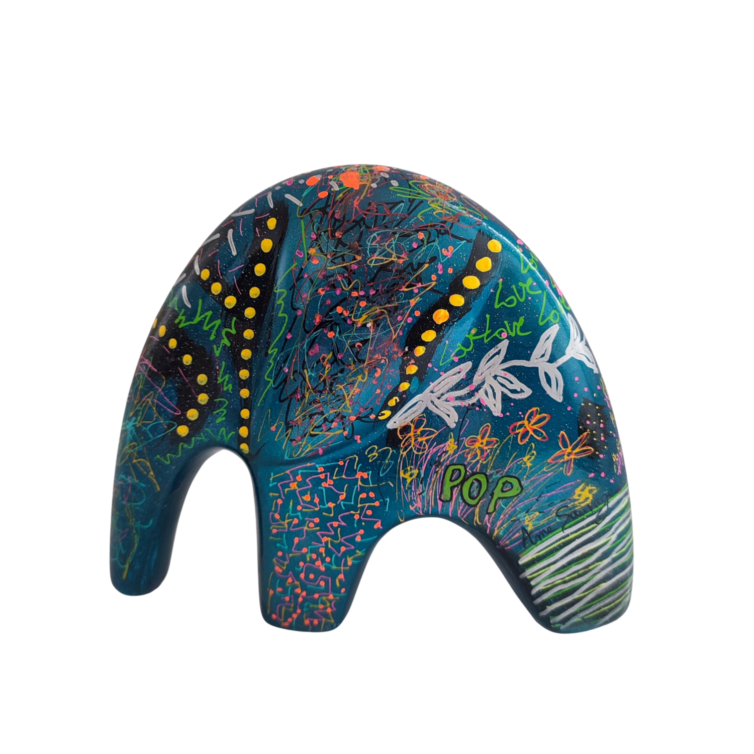 Pop phantastique - sculpture elephant ÂME SAUVAGE