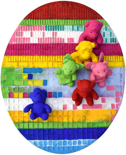 Teddy bears stories 1 von Milena Nicosia, Skulptur kaufen auf Singulart
