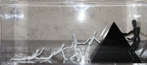 March of the blind par Paolo Parenti, Sculpture en vente sur Singulart