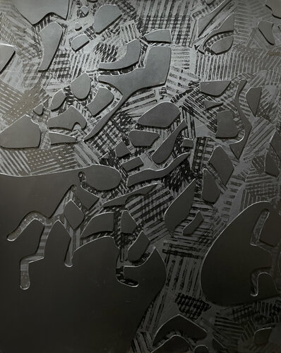 AMALGAME NOIR/NOIR - 75 x 95 cm von Thibault Daclin, Skulptur kaufen auf Singulart