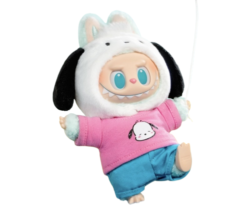 Pochacco -  THE MONSTERS × Sanrio Characters Series-Vinyl Plush Pendant Blind Box by Kasing Lung, Sculpture for Sale on Singulart