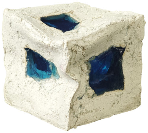 La Géode Bleue de Philippe Rude, Escultura a la venta en Singulart