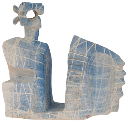 Blue Chicken von Thomas Bertolis, Skulptur kaufen auf Singulart