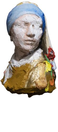 Girl With A Pearl Earring Sculpture von Tomoya Nakano, Skulptur kaufen auf Singulart