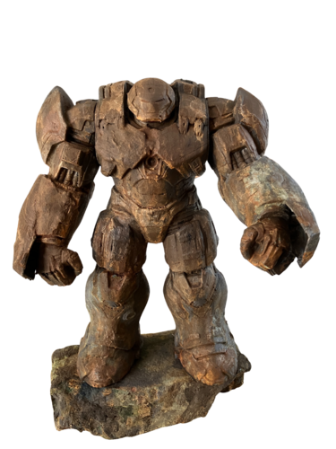 Sculpture HULKBUSTER rouillée / Figurine marvel iron man di Gilles Pierre, Scultura in vendita su Singulart