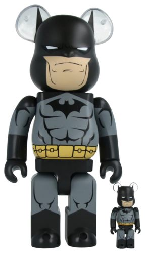 Bearbrick  Batman Hush - Black 400% + 100% (Be@rbrick) van Medicom Toy, Beeldhouwwerk te koop op Singulart