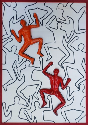 Climbing in colors de Vicky Pérez, Escultura a la venta en Singulart