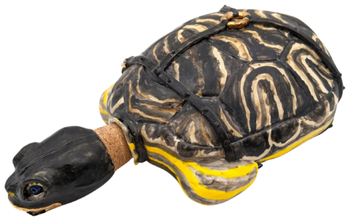 Yours For The Taking Turtle Flask by Brandon Schnur, Sculpture for Sale on Singulart
