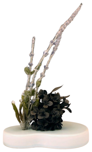 Lavandula (Black Clay Flowers) de Rain Harris, Escultura a la venta en Singulart