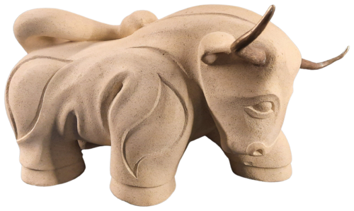 Le taureau force et douceur di Hector Bouchet, Scultura in vendita su Singulart