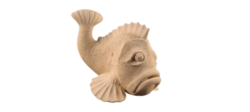 Le poisson  pierre van Hector Bouchet, Beeldhouwwerk te koop op Singulart
