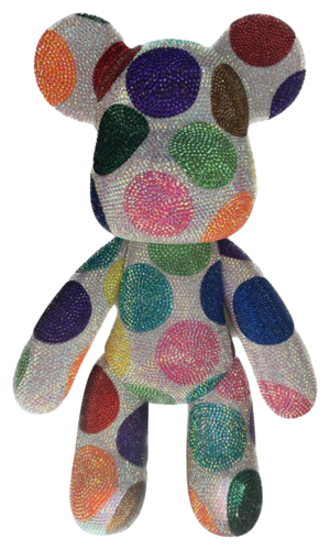 Dots Blooming Bear - Small von Juliana Del Burgo, Skulptur kaufen auf Singulart