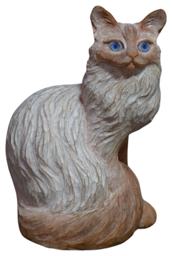 The Cat of the Enchanted Forest de Ken Mogami, Escultura a la venta en Singulart