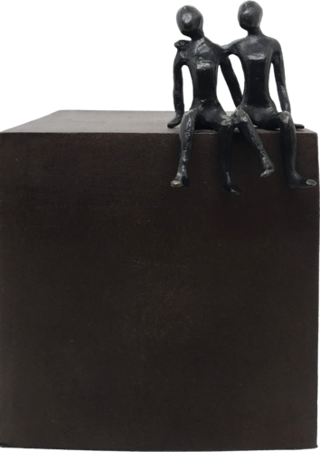 Les amoureux... (série : Terre d’enfants 2021) von Olivier Messas, Skulptur kaufen auf Singulart