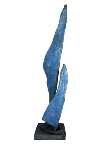 Le grand voilier bleu des Caraïbes… 1/8 (SCULPTURE ESPRIT VOILE 2016) van Olivier Messas, Beeldhouwwerk te koop op Singulart