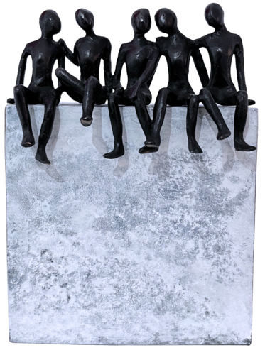 La bande de copains... 8/8 (série : Terre d’enfants 2021) van Olivier Messas, Beeldhouwwerk te koop op Singulart