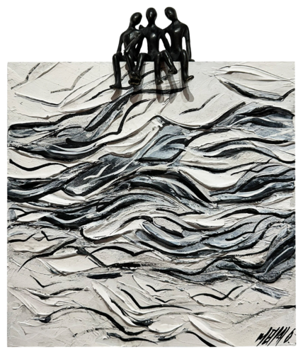 Prendre son envol...  (série : Terre d’enfants 2024) von Olivier Messas, Skulptur kaufen auf Singulart