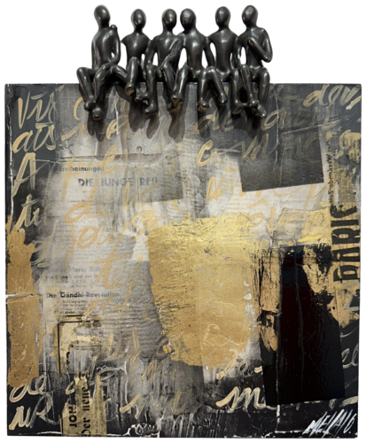 Esprits rebelles...  (série : Terre d’enfants 2024) von Olivier Messas, Skulptur kaufen auf Singulart