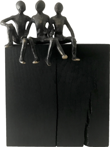 Les trois frères... (série : Terre d’enfants 2020) di Olivier Messas, Scultura in vendita su Singulart