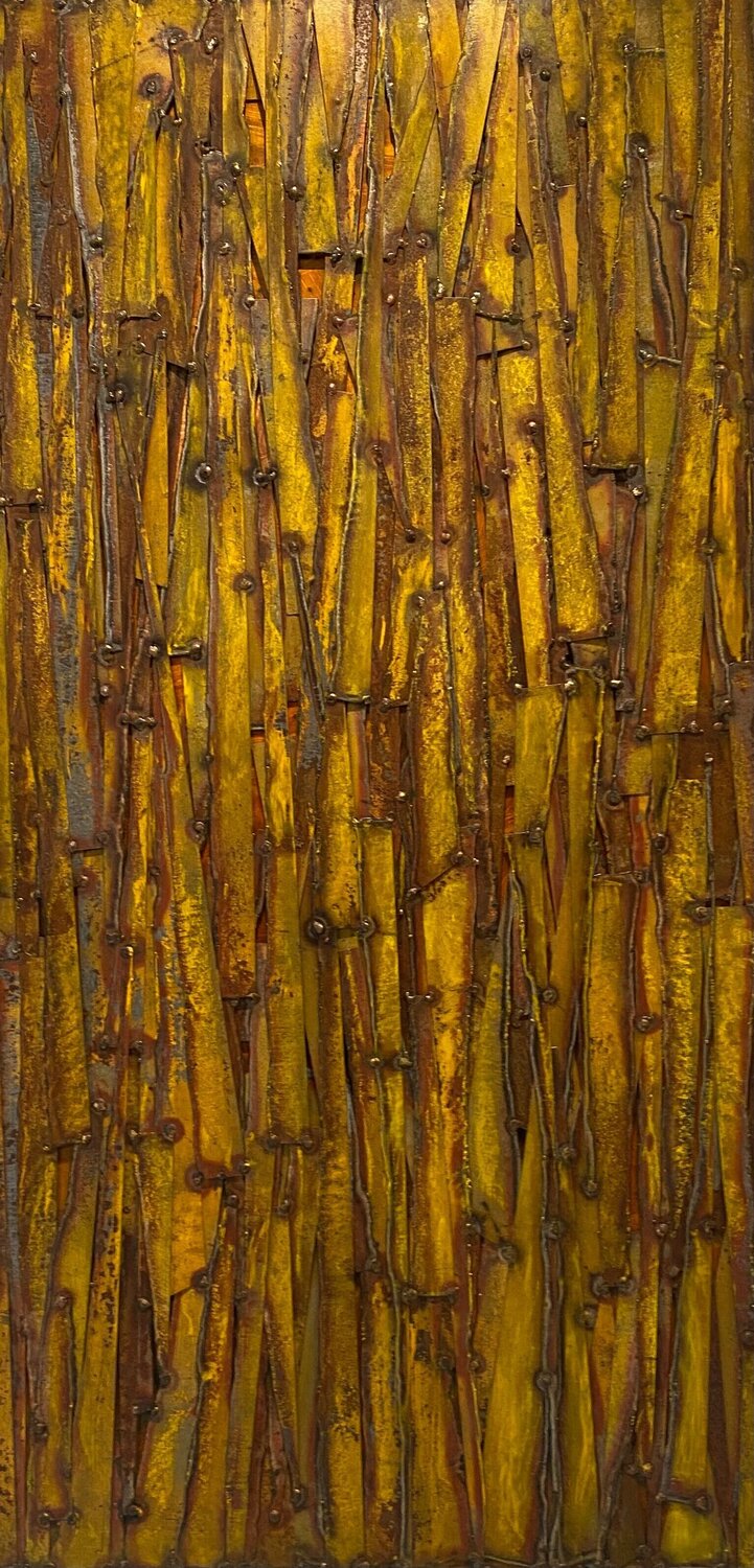 Yellow Zapotek Nathan Slate Joseph Scultura in vendita