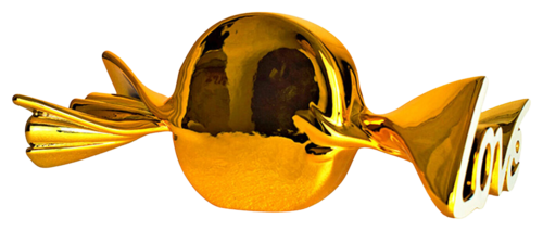 Candy Love Golden by Sagrasse, Sculpture for Sale on Singulart