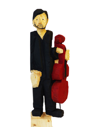 Goldmund Quartett / Raphael Paratore (Violoncello) von Jörg Herz, Skulptur kaufen auf Singulart