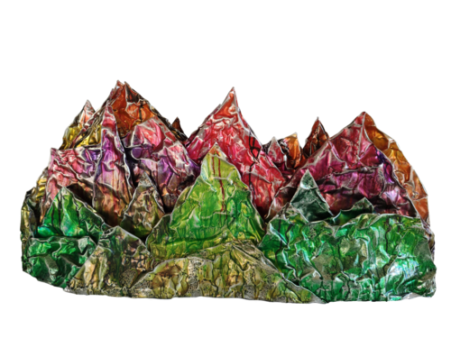 High Mountain Range - Day & Night Sculpture di Christoph Robausch, Scultura in vendita su Singulart