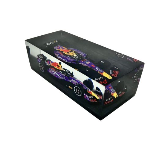 Xrace - Velocità Sigillata - RB19 Max Verstappen 1° LAS VEGAS 23 (004/2025) Scultura automobilistica concettuale | Pezzo unico van Franco Bressanutti, Beeldhouwwerk te koop op Singulart