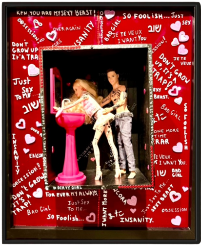 Pop art Barbie : You are my sexy beast   piece unique van RAPH, Beeldhouwwerk te koop op Singulart