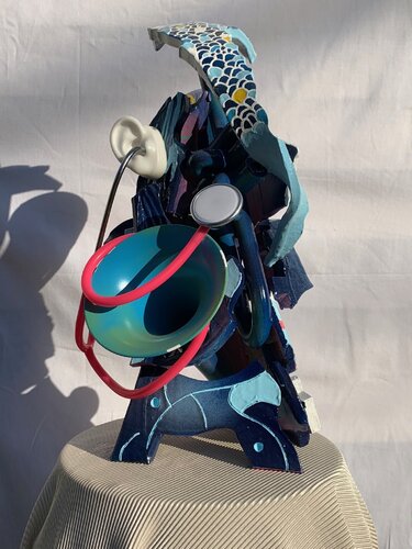 "You don't know how much power you have" van Augustin Philemon, Beeldhouwwerk te koop op Singulart