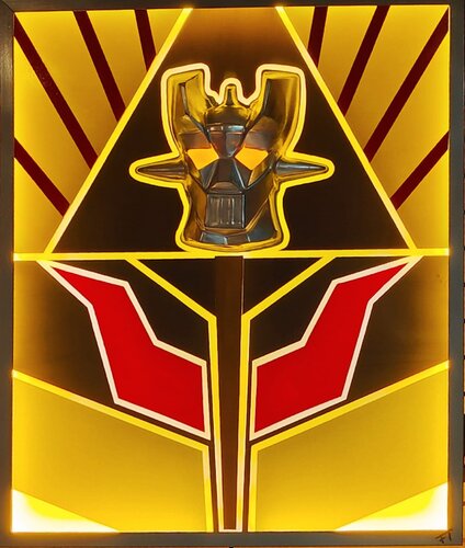 MAZINGER Z – REBORN IN LIGHT by Fabio Tolu, 조각 for Sale on Singulart